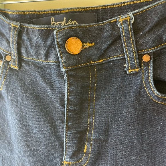 Boden Jeans Straight Leg Cambridge ankle skimmer Jeans size 4 Long - Picture 5 of 6